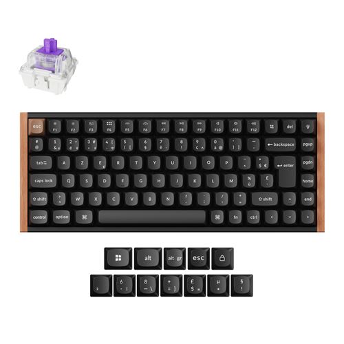 Clavier Mécanique Keychron K2 HE – Sans Fil, Bluetooth 5.2, AZERTY, RGB - vue 3