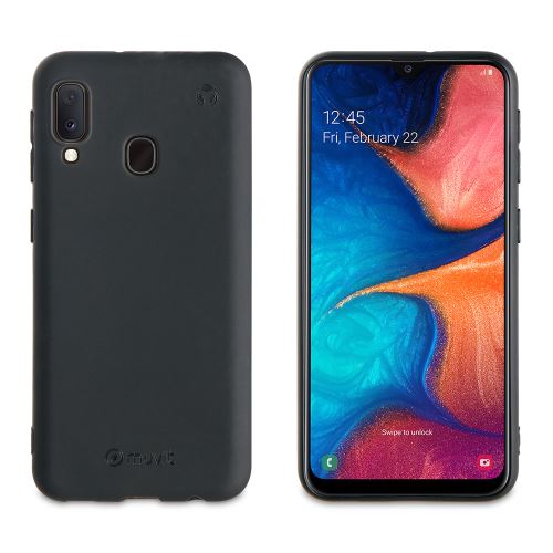 Coque écoresponsable Muvit For Change RecycleTek Noir pour Samsung Galaxy A20e
