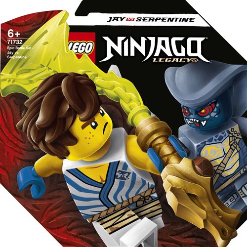 LEGO® Ninjago® 71732 Ensemble de combat épique Jay contre Serpentine