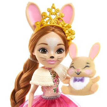 Mini-poupée Enchantimals Brystal Lapin et Lapereaux
