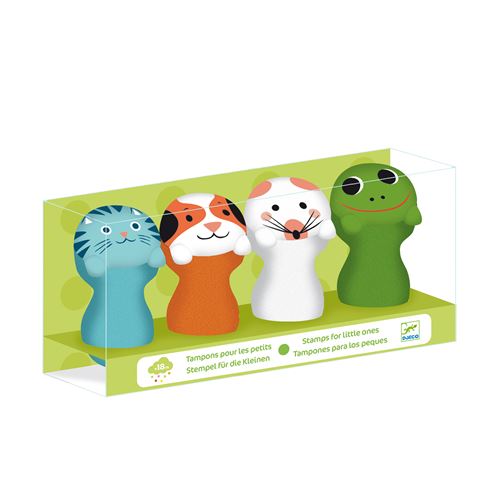 Tampons des petites mains Djeco Animaux du jardin
