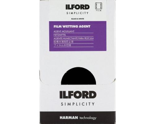 Box de 12 sachets d'agent mouillant Ilford pour développement de films N&B