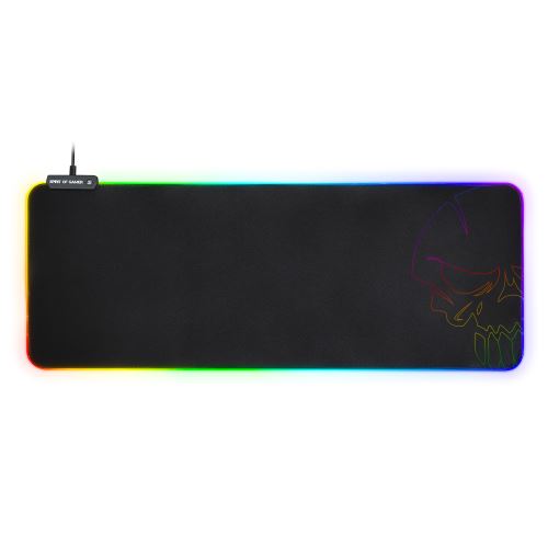 Spirit Of Gamer – Tapis DE Souris RGB Medium - Rétro-Eclairage LED  Lumineuse 10 Modes + RGB Colors – Texture Confort – Base Antidérapante –