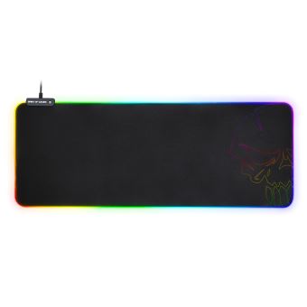 Tapis de souris gamer XXL avec rétro-éclairage RGB - Spirit of Gamer Skull