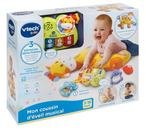 Mon Coussin D Eveil Musical Vtech Baby Jeu D Eveil Achat Prix Fnac