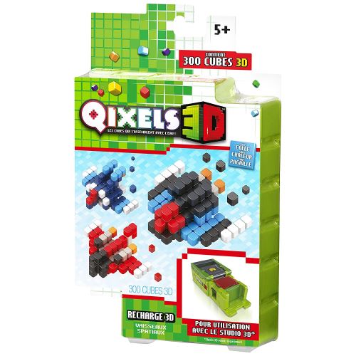Recharges 3D Vaisseaux spatiaux Qixels