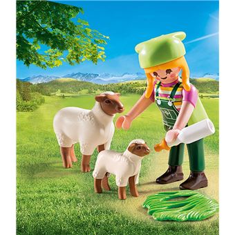 Playmobil Country Special Plus 9356 Fermière avec moutons