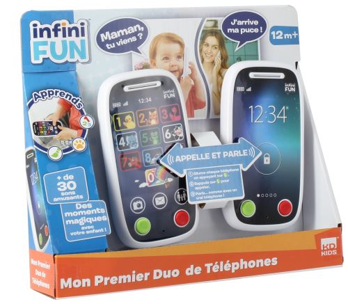 Talkie Walkie Infiny Fun Mon première duo de téléphone