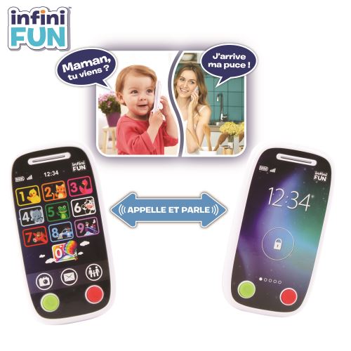 Infini Fun, Mon Premier Duo de Téléphones, jouet d'éveil éducatif, téléphone  les Prix d'Occasion ou Neuf