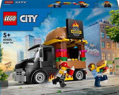 Lego City Le Food truck De Burgers 60404 Lego - vue 7