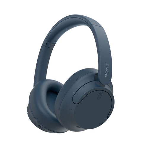 Casque audio sans fil SONY Bluetooth à réduction de bruit WH-CH720N Bleu