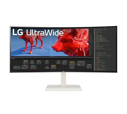 Ecran PC LG 38WR85QC-W 38 Incurvé QHD Blanc