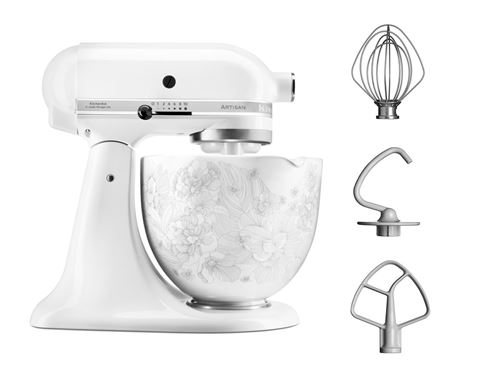 Robot pâtissier KitchenAid Artisan 5KSM156WFEWH 300 W Blanc