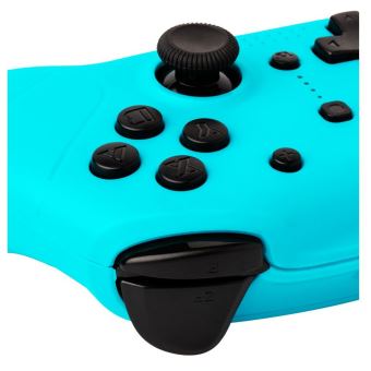 Manette Nintendo Switch filaire Under Control Bleu Neon