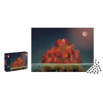 Puzzle 2000 pièces Janod Automne Rouge