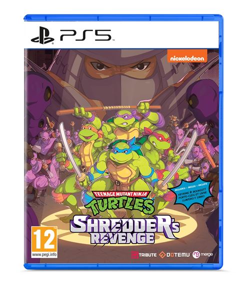 Pochette avant du jeu Teenage Mutant Ninja Turtles: Shredder's Revenge PS5