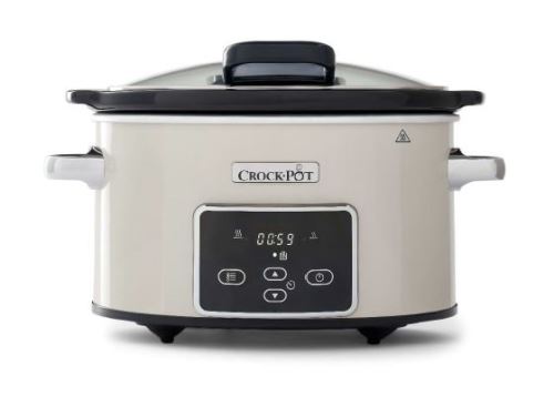 Mijoteuse électrique programmable Crock-Pot 3,5 L Gris et Chrome