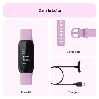 Montre Connectée / Bracelet D'activité 3Plus Swipe C - Violet - Bluetooth - Neuf