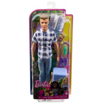 Poupée Barbie Ken camping