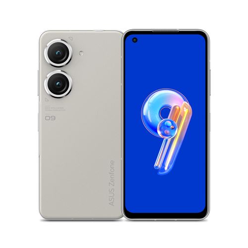 Smartphone Asus Zenfone 9 5.9" 5G Double Nano Sim 8 Go Ram 256 Go Blanc Clair De Lune