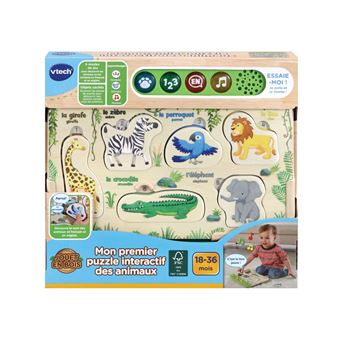 Mon premier puzzle interactif des animaux Vtech Baby