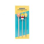 Set 3 crayons avec gomme Mr. Wonderful