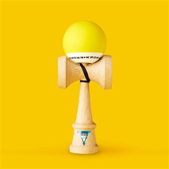 Jeu de plein air Krom Kendama Pop Jaune