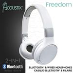 Casque 2 en 1 Lexibook Bluetooth Blanc