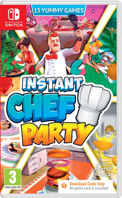 Instant Chef Party Code in a box Nintendo Switch