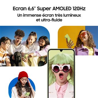 Smartphone Samsung Galaxy A34 6,6" 5G Nano SIM 128 Go Violet