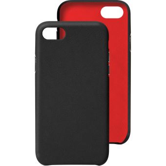 coque iphone 7 rouge cuir