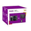 Pack Fnac Appareil photo compact Canon PF PowerShot SX 720 HS Noir + Etui + Carte mémoire SD 16 Go