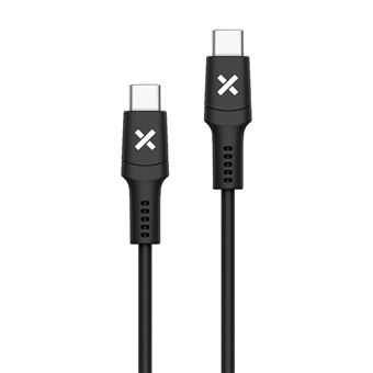 Câble Wefix USB-C vers USB-C 60 W 1 m Noir - 1