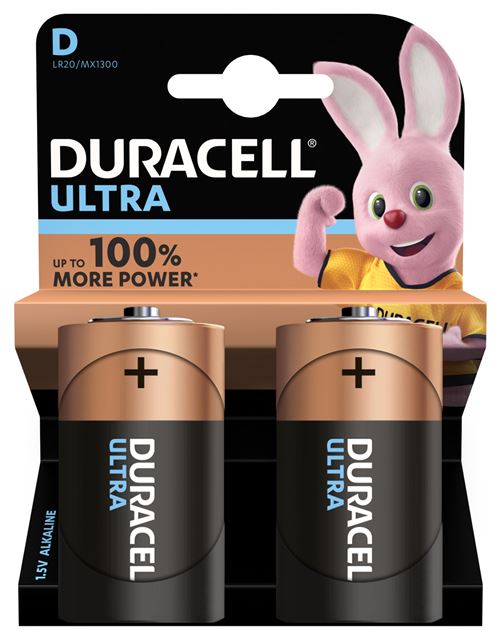 DURACELL ULTRA POWER D X2