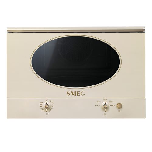 Micro-Onde Mono-Fonction Smeg Mp822Npo Beige