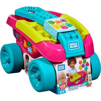 Jeu de construction Mega Bloks Mon Wagon Trieur de formes Rose Autres jeux de construction Achat prix fnac