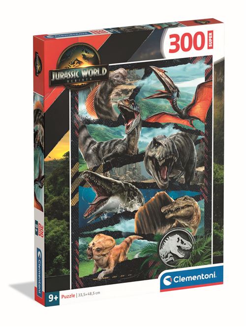 Puzzle 300 pièces Clementoni Super Jurassic World Renaissance