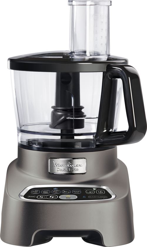 Robot Multifonction Moulinex Double Force Fp827E10 1000 W Gris Avec 10 Accessoires