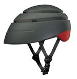 Casque de vélo pliable Closca Loop Graphite Taille L Noir et Rouge