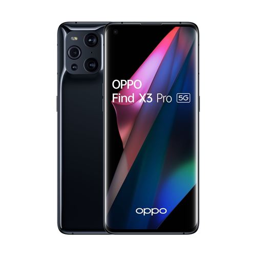 Smartphone Oppo Find X3 Pro 6.7"" Double SIM 256 Go 5G Noir État correct - Oppo reconditionné disponible sur Fnac