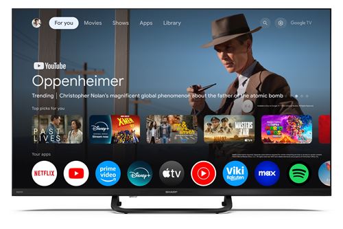 Sharp TV LED QLED 32HF3865E 80 cm 2025 - vue 3