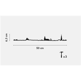 Accessoire de décoration The Line Bruxelles Noir