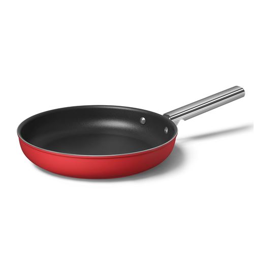 Po&ecirc;le antiadh&eacute;sive 28cm rouge smeg - ckff2801rdm - ann&eacute;es 50