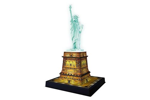 Puzzle 3D Ravensburger Statue De La Liberté Illuminée