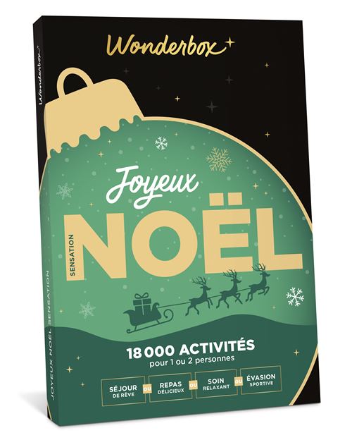 Coffret Cadeau Wonderbox Joyeux Noel Sensation Coffret Cadeau Achat Prix Fnac