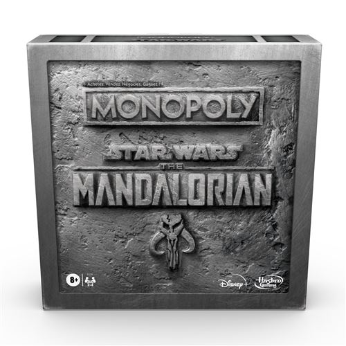 Monopoly Star Wars De Mandaloriaan Klassiek spel Hasbro Gaming - [Artikel bestemd voor de Franse markt (niet verkrijgbaar in het Nederlands)]