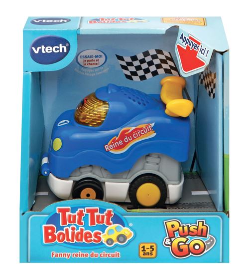 Jouet musical Vtech Véhicule Push & Go Tut Tut Bolides Modèle aléatoire - Vtech