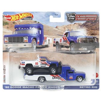 Véhicule et Transporteur Hot Wheels Camion et Petite voiture Modèle aléatoire