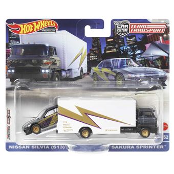 Véhicule et Transporteur Hot Wheels Camion et Petite voiture Modèle aléatoire