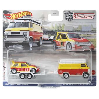 Véhicule et Transporteur Hot Wheels Camion et Petite voiture Modèle aléatoire